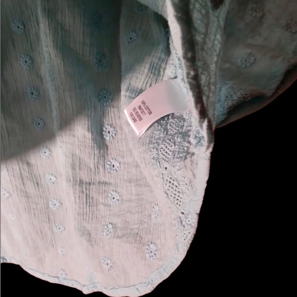 Sonoma Butterfly Sleeve Gauze Blouse Small - Picture 3 of 8